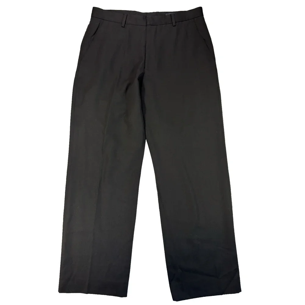 Banana Republic Men's 35X32 Black 100% Wool Dress Pants Preppy Career‎ Office